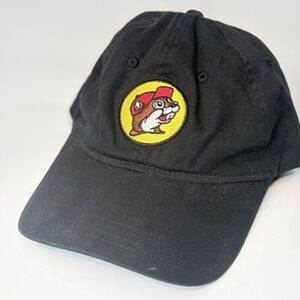 Buc-ees Baseball Beaver Hat Cap Adjustable Embroidered Logo Buccees Canvas Clasp